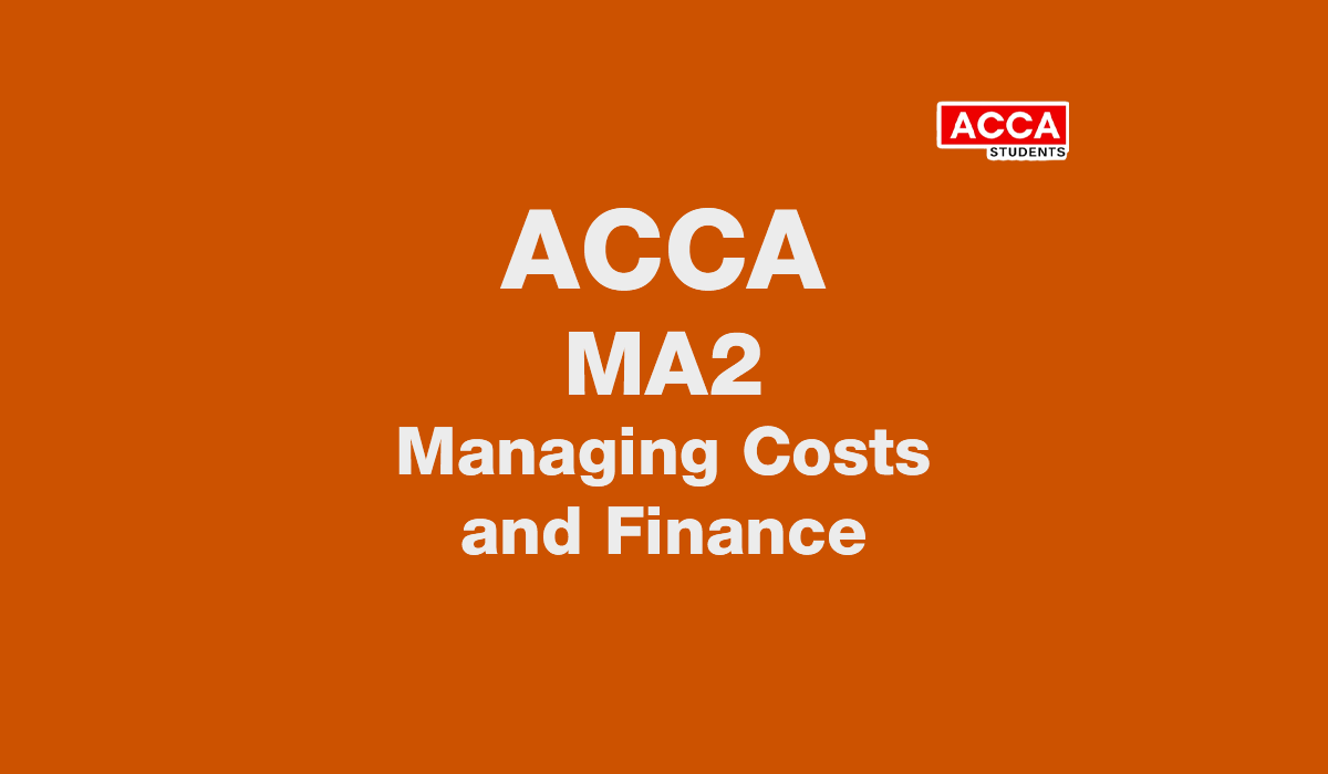 Practice and Revision Kit MA2 Managing Costs and Finance | Kplan